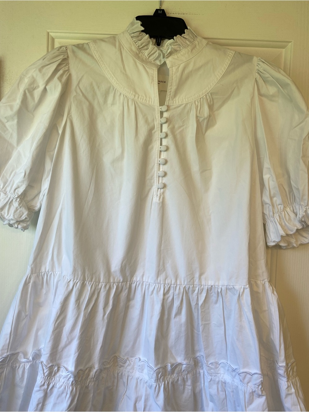 Tuckernuck Pomander Place White Selena Mini Dress Medium - Picture 5 of 13